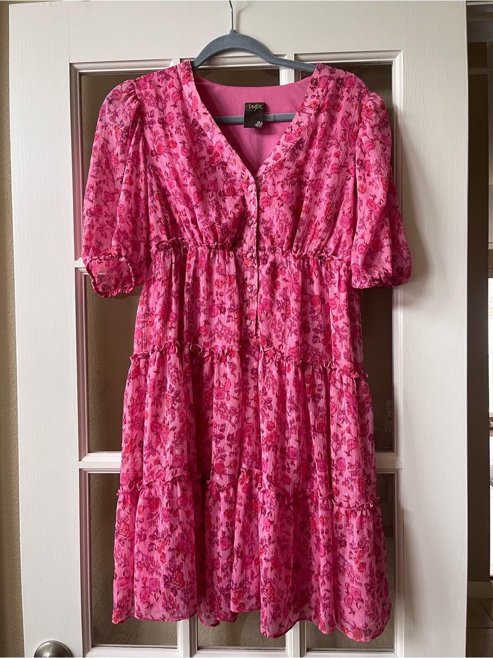 Taylor Hot Pink Dress